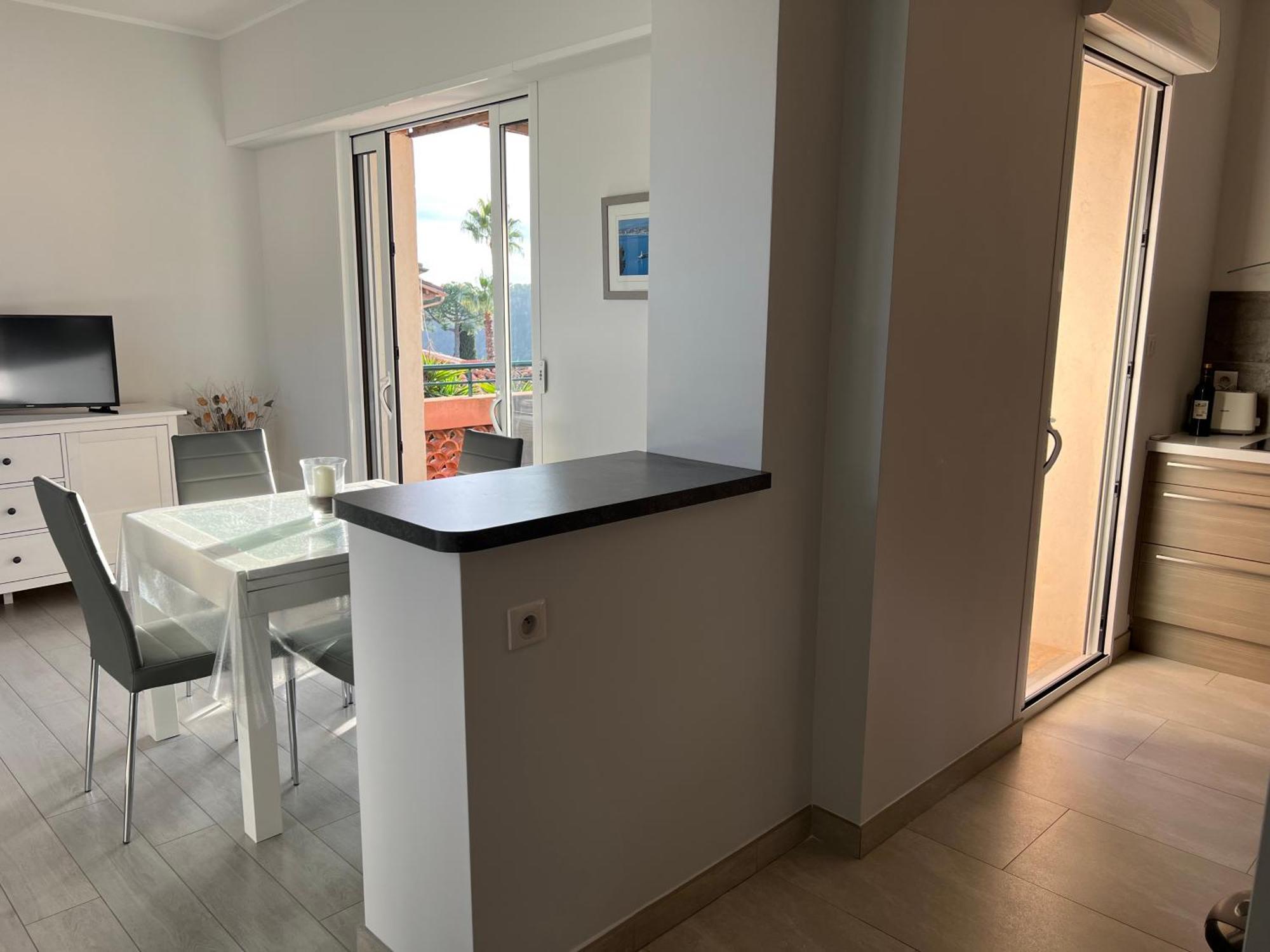 Agreable 3 Pieces Climatise Avec Vue Mer Et Parking 滨海自由城 外观 照片